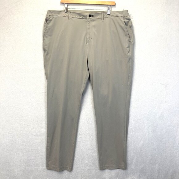 Public Rec Performance Golf Pants Mens 42x32 Light Gray Stretch Casual Preppy - Picture 1 of 16